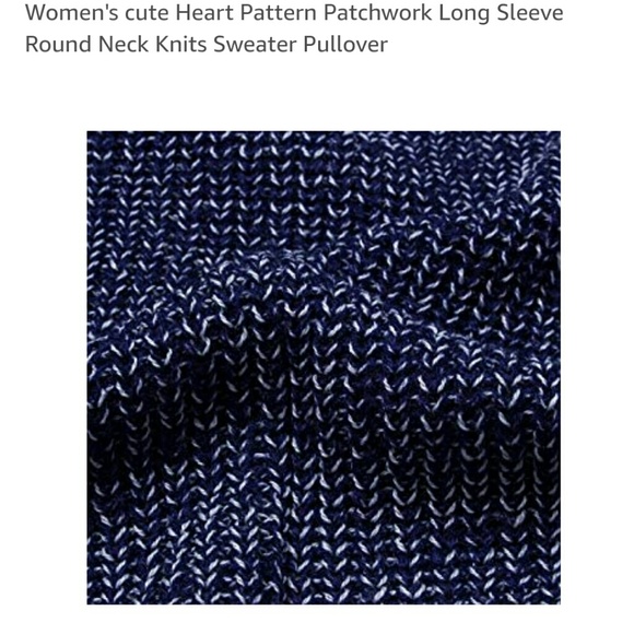 NWOT Womens patchwork sweater - Picture 4 of 4